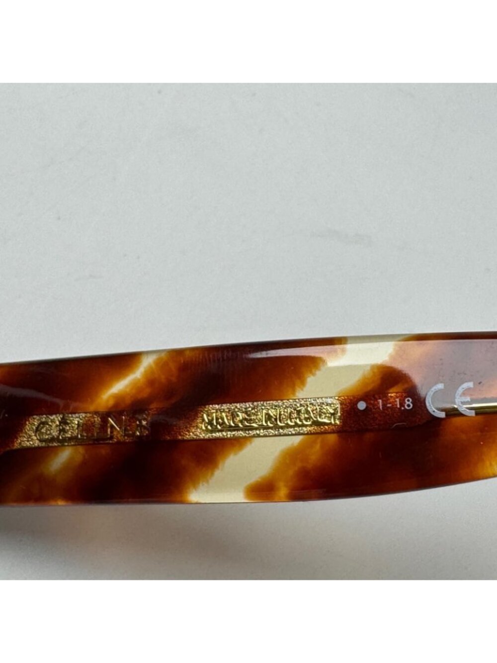 Celine Tortoiseshell Sunglasses 150 No Degree Eyewear - Picture 6 of 7